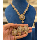 Hira Collections Sparkling Crystal Stone Necklace Set