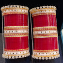 Hira Collections Heavy Look Austrian Stone Wedding Bangles Set