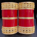 Hira Collections Heavy Look Crystal Stone Wedding Bangles Set