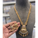 Hira Collections Luxury Pota Stone Pearl And Beads Meenakari Long Necklace Set 