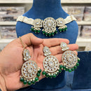 Hira Collections Designer Kundan Stone And Beads Choker Necklace Set