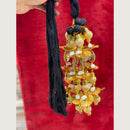 Hira Collections Heavy Mirror And Shell Work Hair Paranda