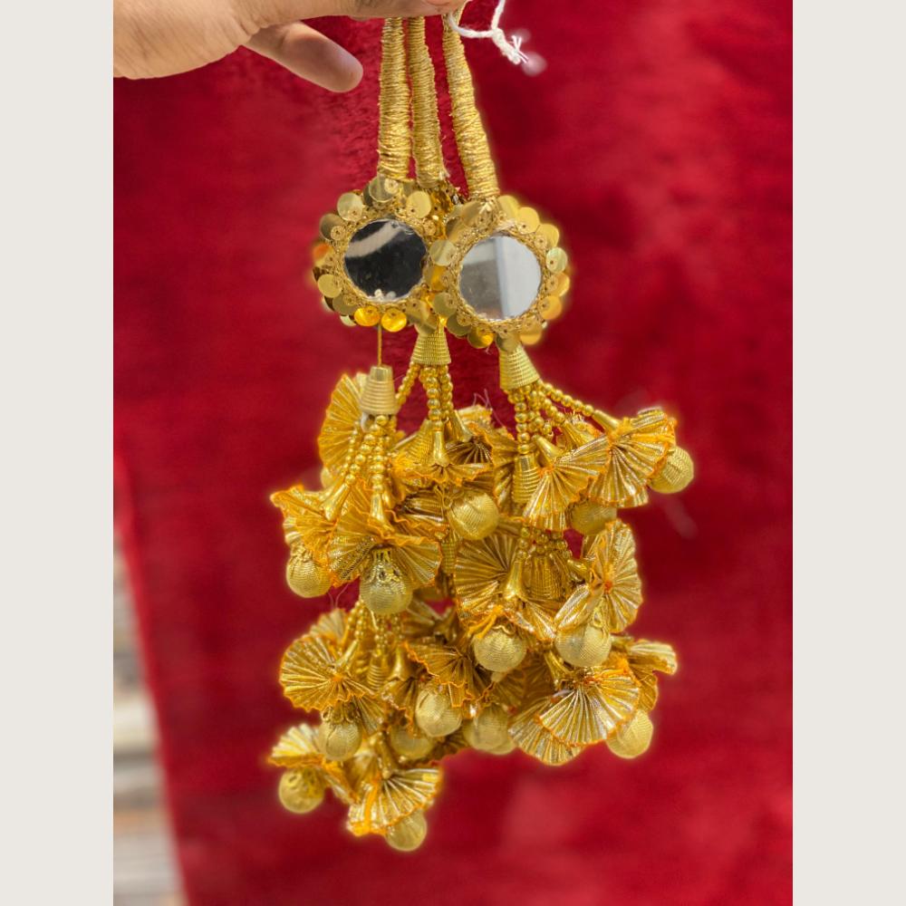 Hira Collections Heavy Mirror Work Hair Paranda