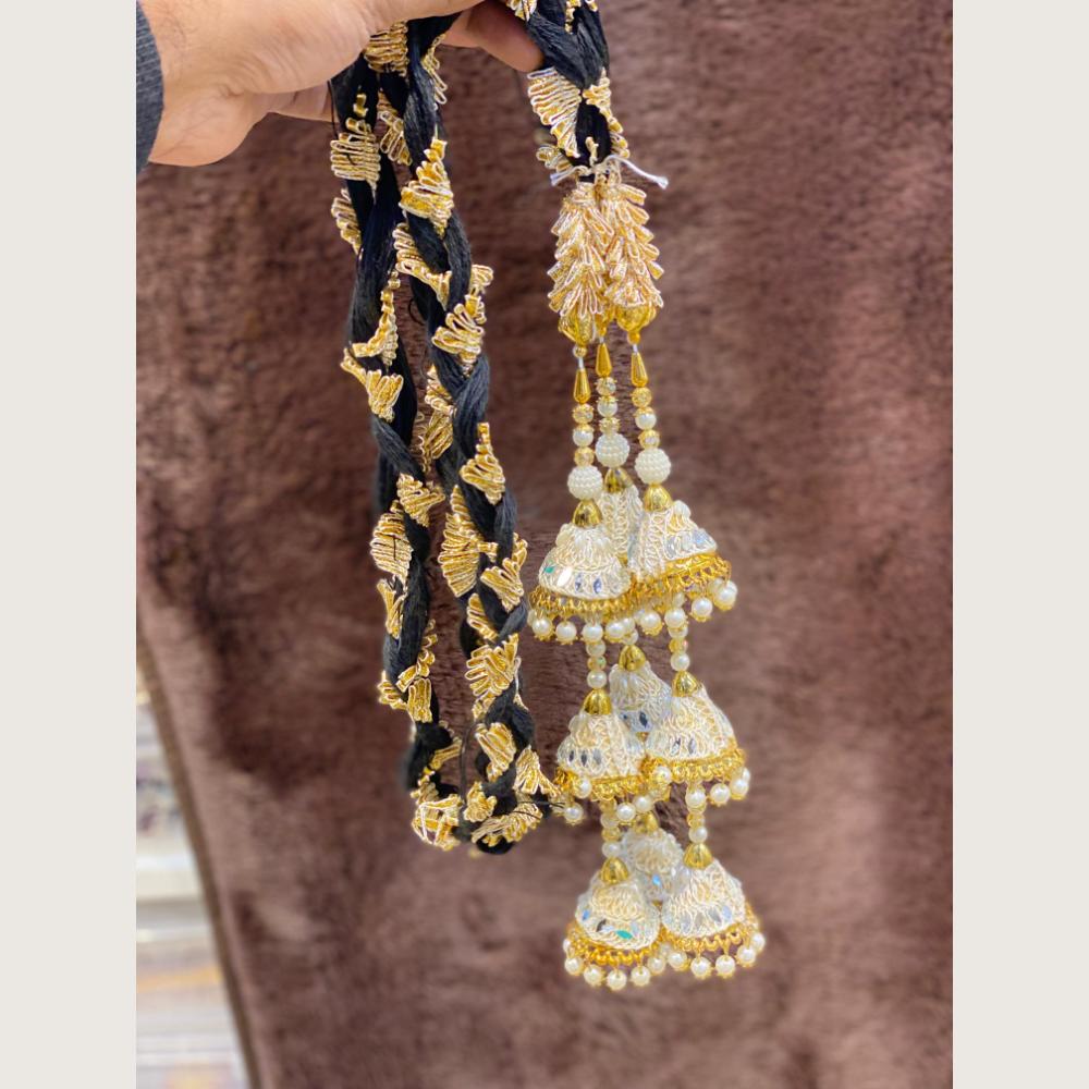 Hira Collections Heavy Pearl Hair Paranda