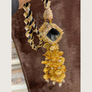 Hira Collections Heavy Mirror And Shell Work Hair Paranda