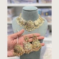 Hira Collections Designer Round Filigree Necklace Set