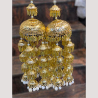 Hira Collections Heavy Look Grand Dulhan Pearl And Shell Kalire