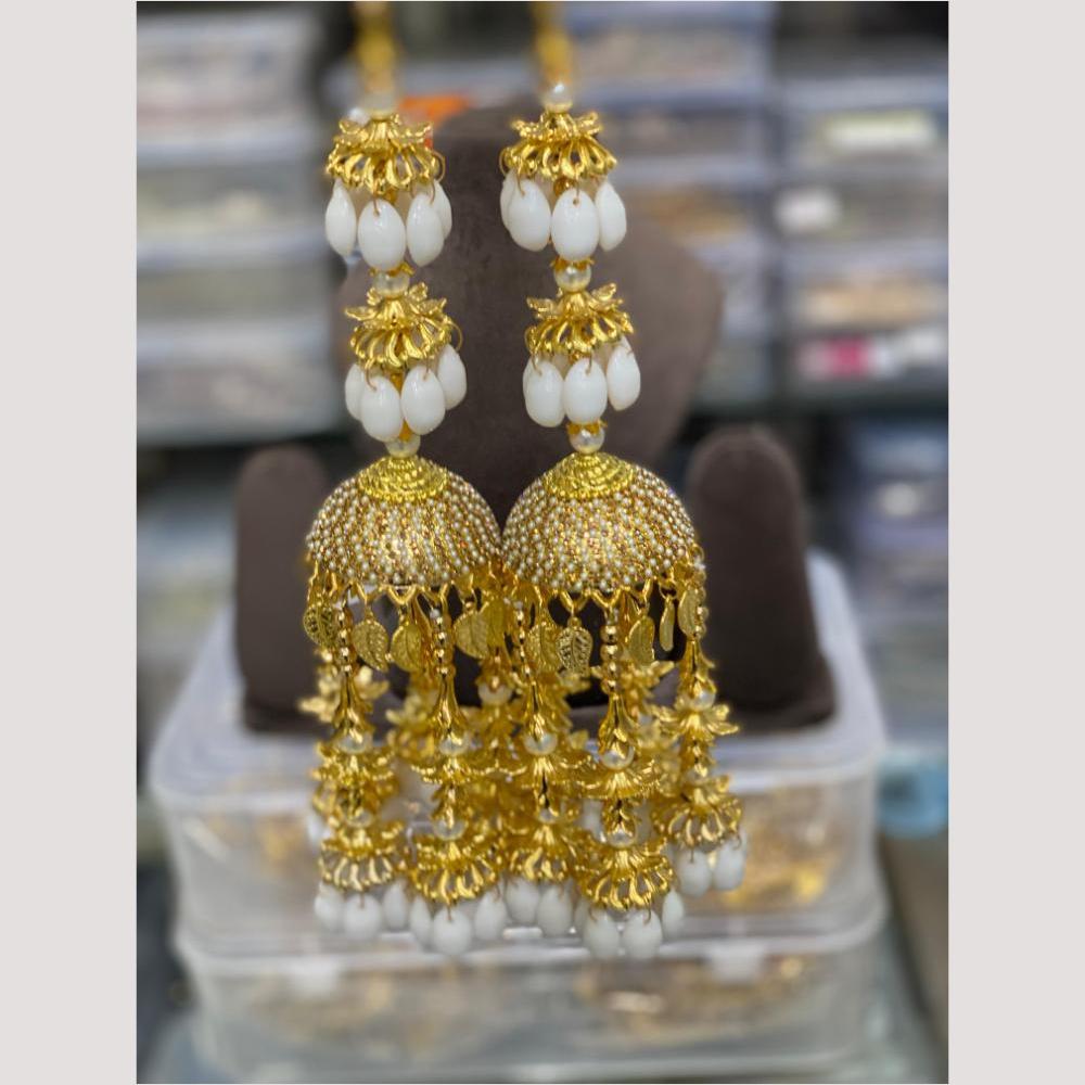 Hira Collections Heavy Look Grand Dulhan Pearl And Shell Kalire
