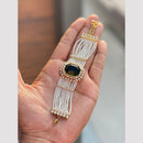 Hira Collections Graceful Pota Stone And Pearl Adjustable Bracelet