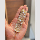 Hira Collections Graceful Pota Stone And Kundan Stone Adjustable Bracelet