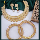 Hira Collections Grand Wedding Pearl Jewellery Combo Collection Set