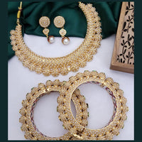 Hira Collections Grand Wedding Pearl Jewellery Combo Collection Set