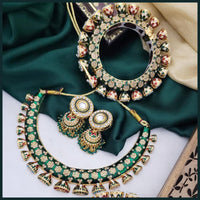 Hira Collections Grand Wedding Pearl Jewellery Combo Collection Set
