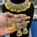 Hira Collection Crystal Stone And Beads Choker Necklace Set