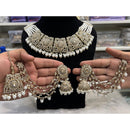 Hira Collection Crystal Stone And Beads Choker Necklace Set