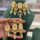 Hira Collections Traditional Kundan And Beads Meenakari Designer Choker Necklace Set