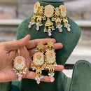 Hira Collections Traditional Kundan And Beads Meenakari Designer Choker Necklace Set