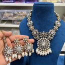 Hira Collections Classic Pota Stone And Beads Necklace Set