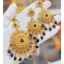 Hira Collections Royal Pota Stone And Beads Earrings With Elegant Maangtikka Set