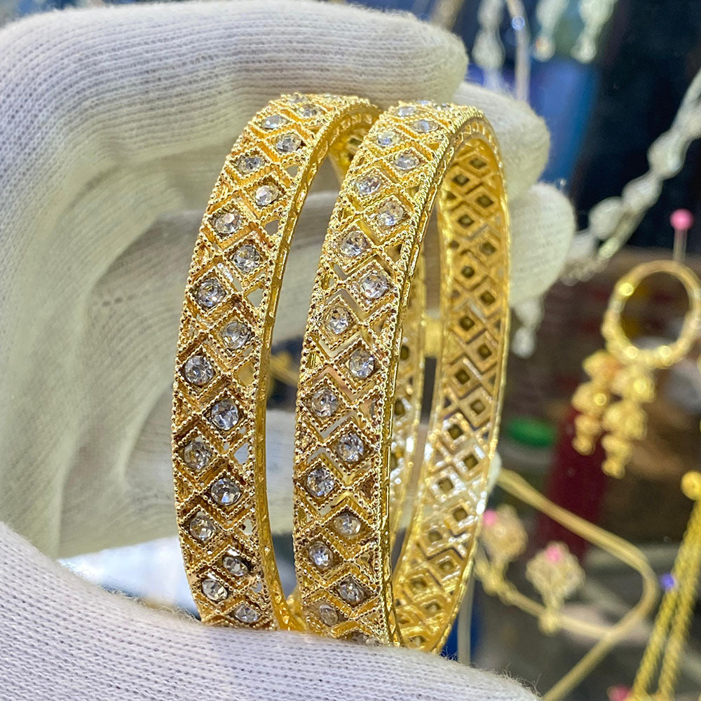 Hira Collections Austrian Stone Bangles Set for Women