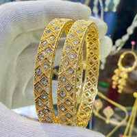 Hira Collections Austrian Stone Bangles Set for Women