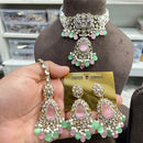 Hira Collections Traditional Kundan Stone Pearl And Beaded Choker Necklace Set