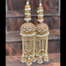 Hira Collections Bridal Crystal Stone And Pearl Kalire for Dulhan