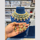 Hira Collection Glamorous Polki Kundan And Pearl Choker Necklace Set