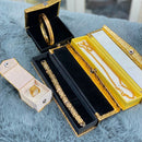 Hira Collections 4 in 1 Combo  For Brothers  Chain  Ring  Kada  Bracelet 