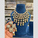 Hira Collection Royal Kundan Stone And Pearl Necklace Set