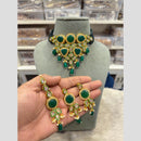 Hira Collection Pota Stone And Beads Designer Choker Necklace Set