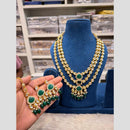 Hira Collection Pota Stone And Beaeds Designer Necklace Set