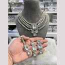 Hira Collection Pota Stone And Austrian Stone Designer Necklace Set