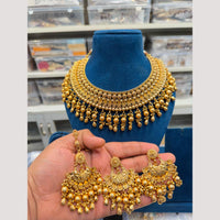Hira Collection Premium Pearl Choker Necklace Set