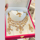 Hira Collections Glamorous American Diamond Occasion Wear Necklace Set