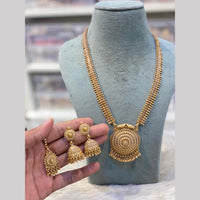 Hira Collections Premium Pearl Long Necklace Set for Women