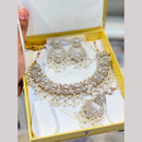 Hira Collections Premium Kundan Stone Beads And Pearl Necklace Set