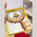 Hira Collections Exclusive Crystal Stone Beads And Pearl Necklace Set