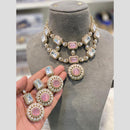 Hira Collections Royal Monalissa And Polki Kundan Stone Choker Necklace Set