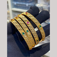 Hira Collections Premium Pota Stone Bangles Set
