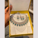 Hira Collections Royal Pota Stone And Pearl Necklace Set