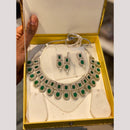 Hira Collections Royal Pota Stone And Pearl Necklace Set