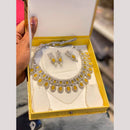 Hira Collections Royal Pota Stone And Pearl Necklace Set