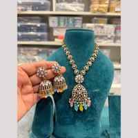 Hira Collections Designer Polki Kundan Stone And Pearl Necklace Set for Women