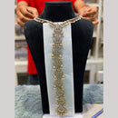 Hira Collections Royal Kundan Stone And Pearl Hair Choti for Bridal Look
