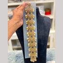 Hira Collections Gorgeous Crystal Stone And Pearl Hair Choti Wedding & Festive Look  