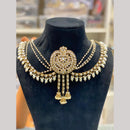 Hira Collections Royal Kundan Stone And Pearl Hair Accessories for Women