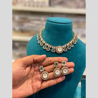 Hira Collections Wedding Wear Polki Kundan Stone Necklace Set