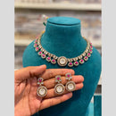 Hira Collections Wedding Wear Polki Kundan Stone Necklace Set