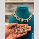 Hira Collections Wedding Wear Polki Kundan Stone Necklace Set